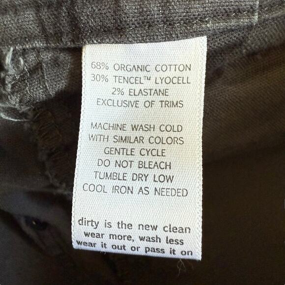 Toad And Co Pants Women's Earthworks Ankle Sz 4 Sustainable Granola Girl Gray - Picture 7 of 11